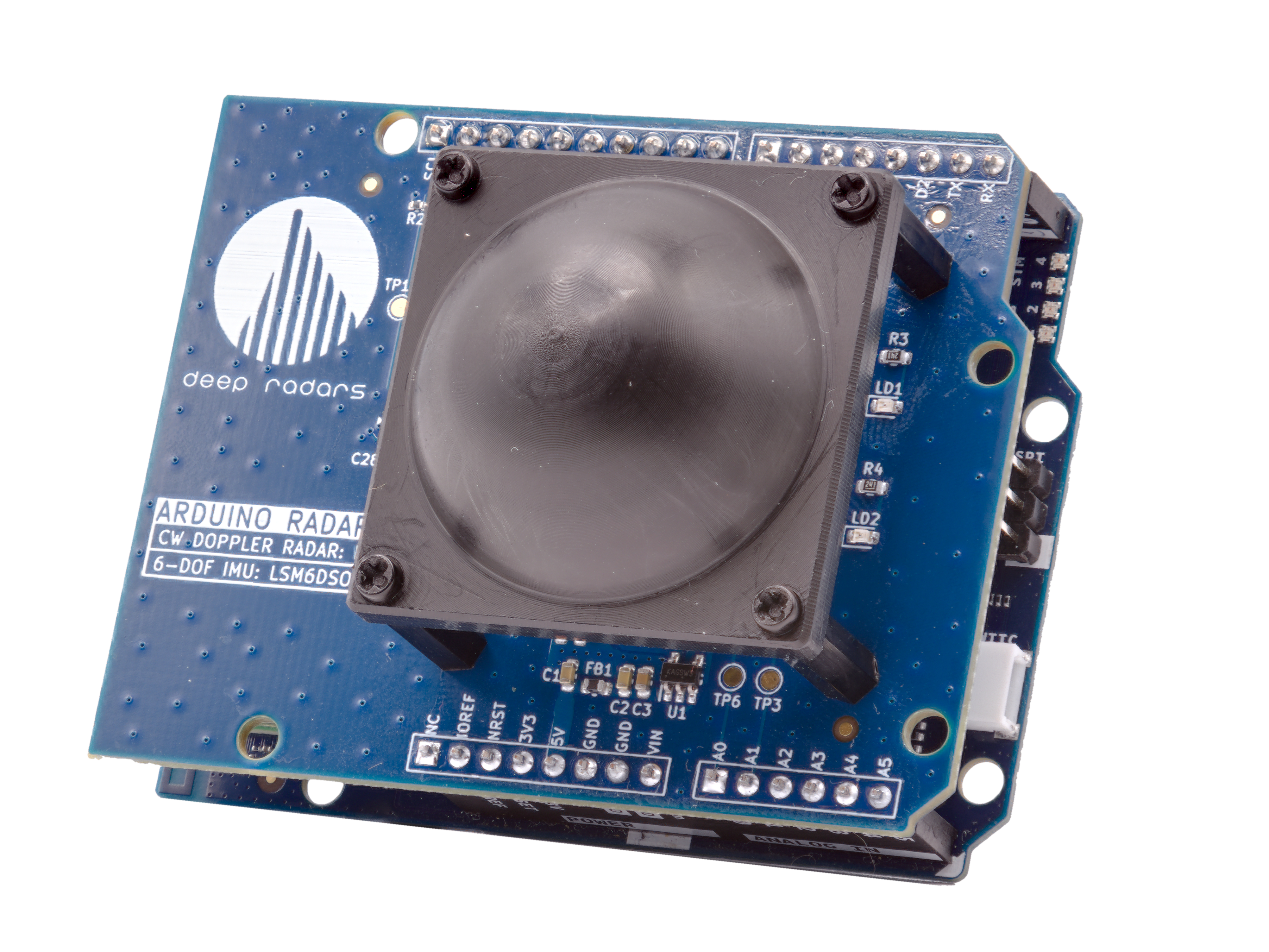 Arduino radar board with IMU